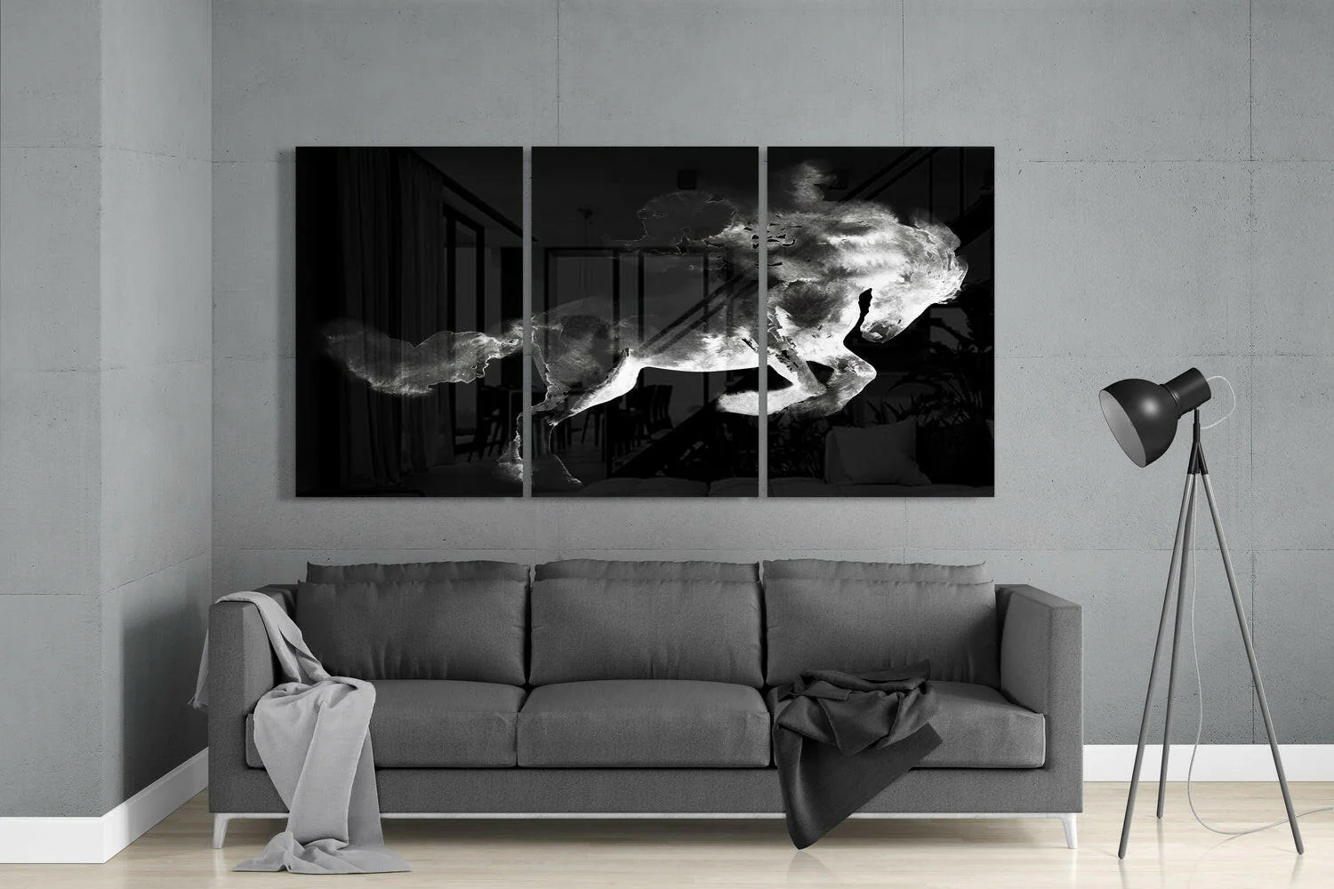 Horse Glass Wall Art - Image 3
