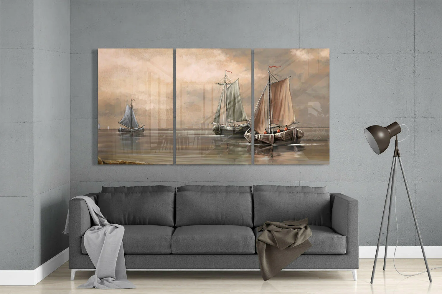 Ships Glass Wall Art - Image 3