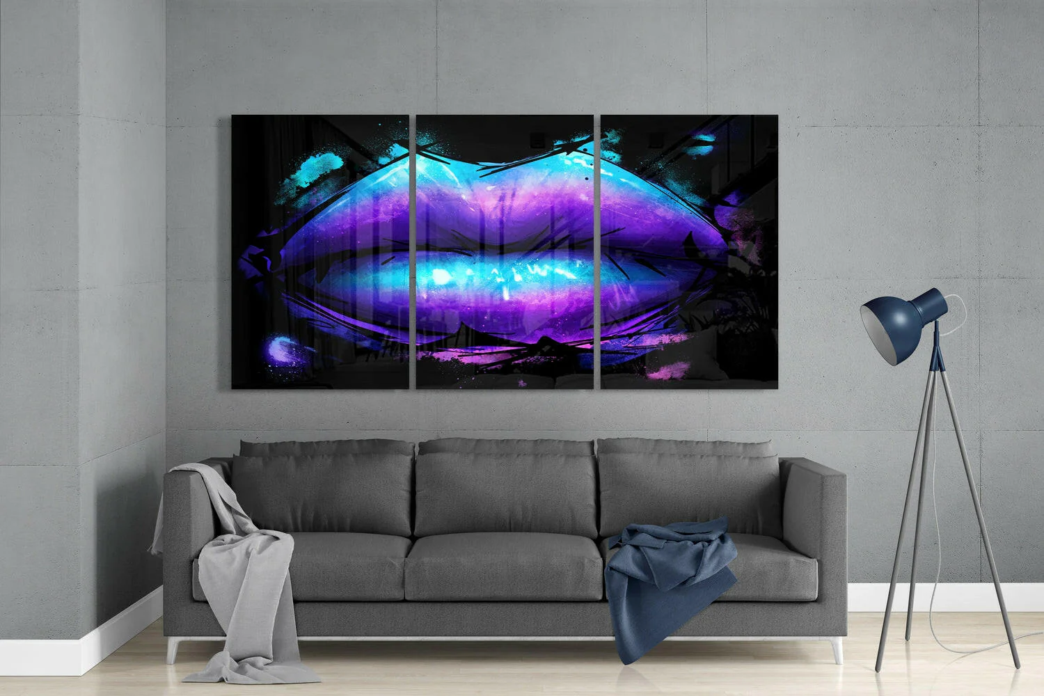 Lips Glass Wall Art - Image 3
