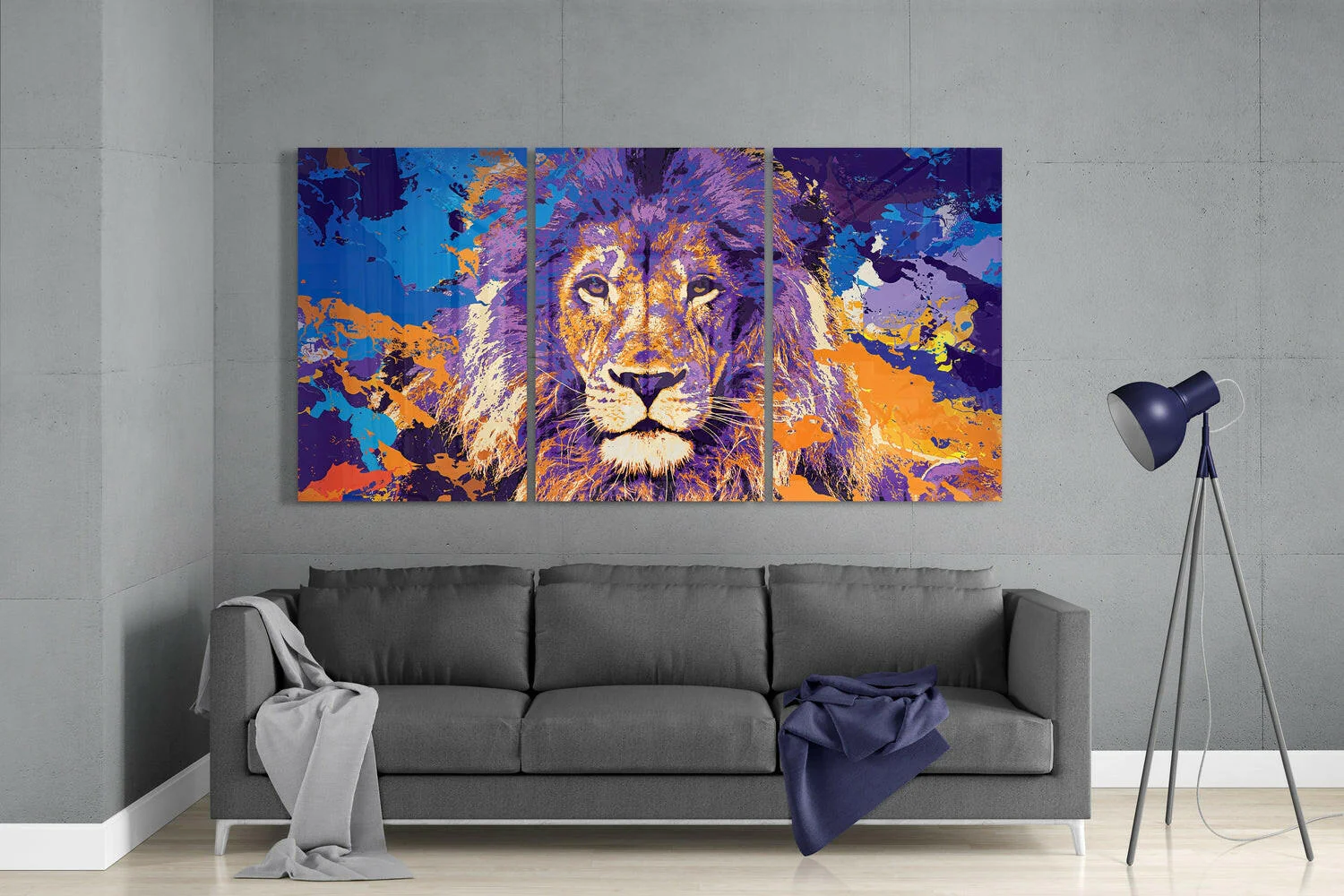 Lion Mega Glass Wall Art - Image 3