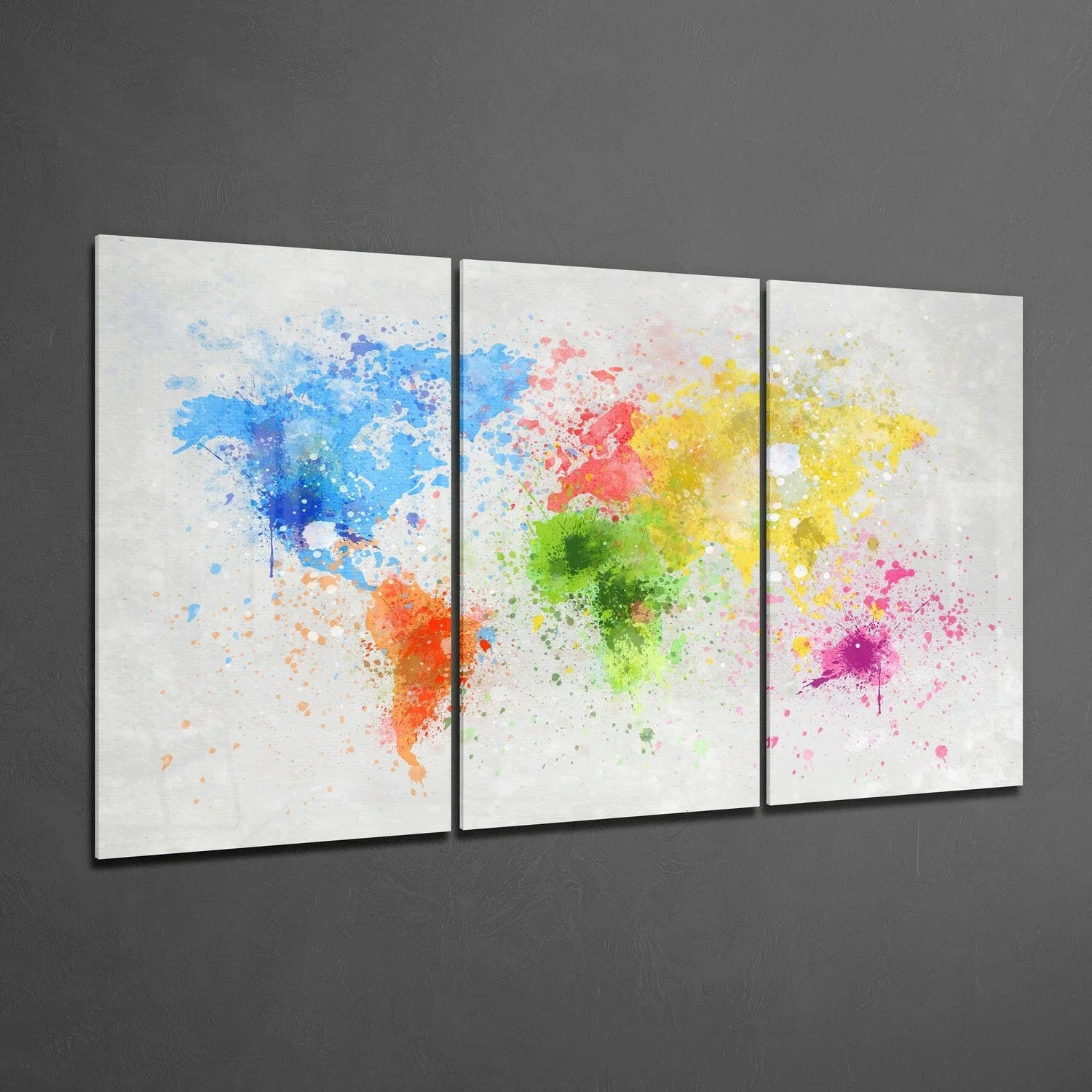 World Map Glass Wall Art - Image 2