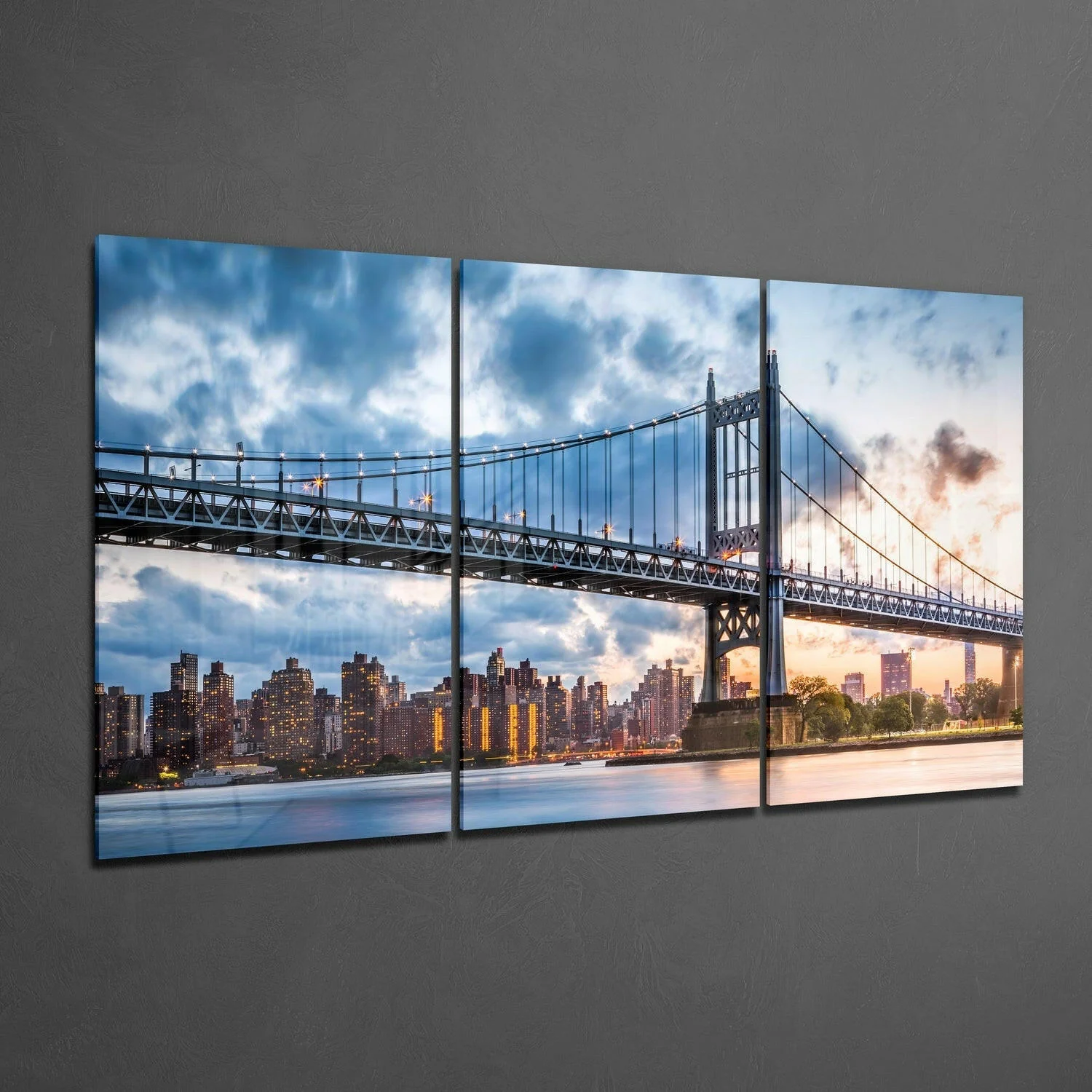 Manhattan Glass Wall Art - Image 2