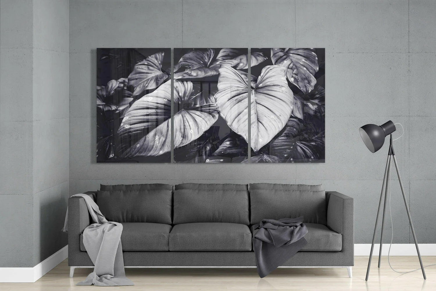 Leaves Glass Wall Art - Image 3