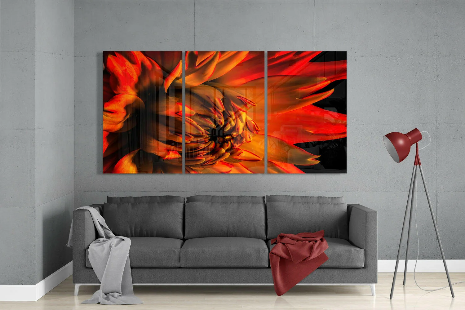 Flower Glass Wall Art - Image 3