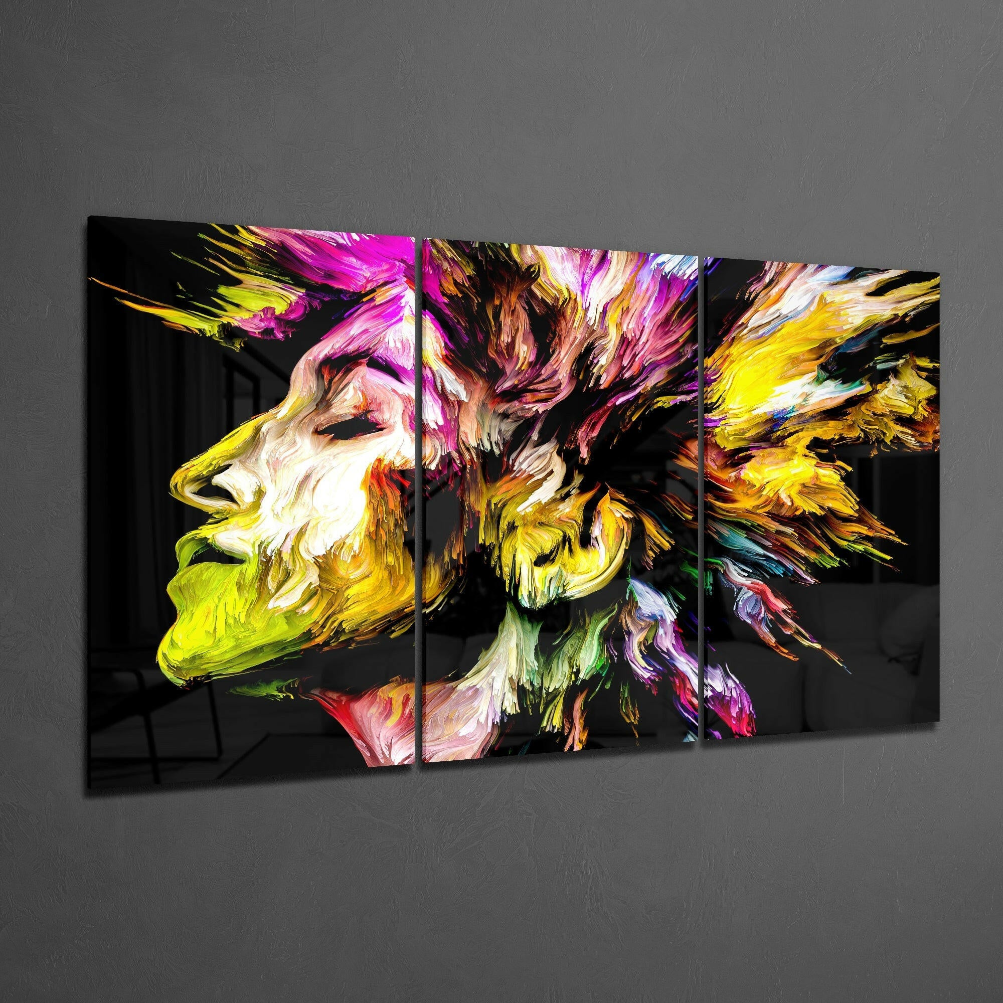 Colorful Peace Glass Art - Image 2