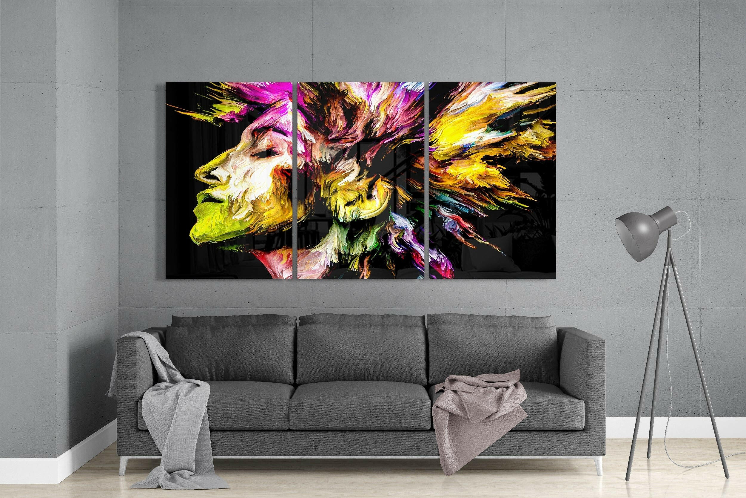 Colorful Peace Glass Art - Image 3