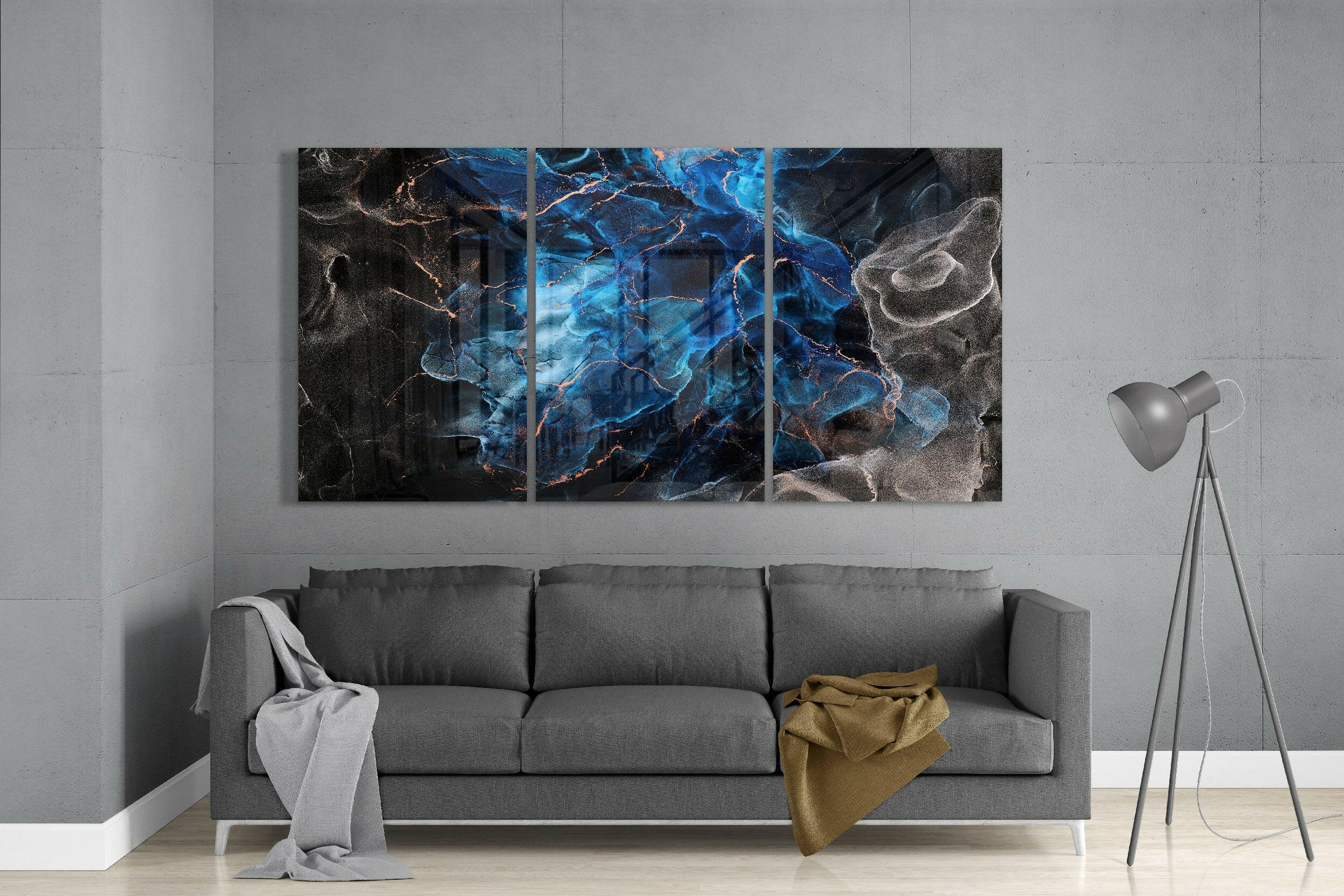 Dance Of Blue Glass Art - Image 3