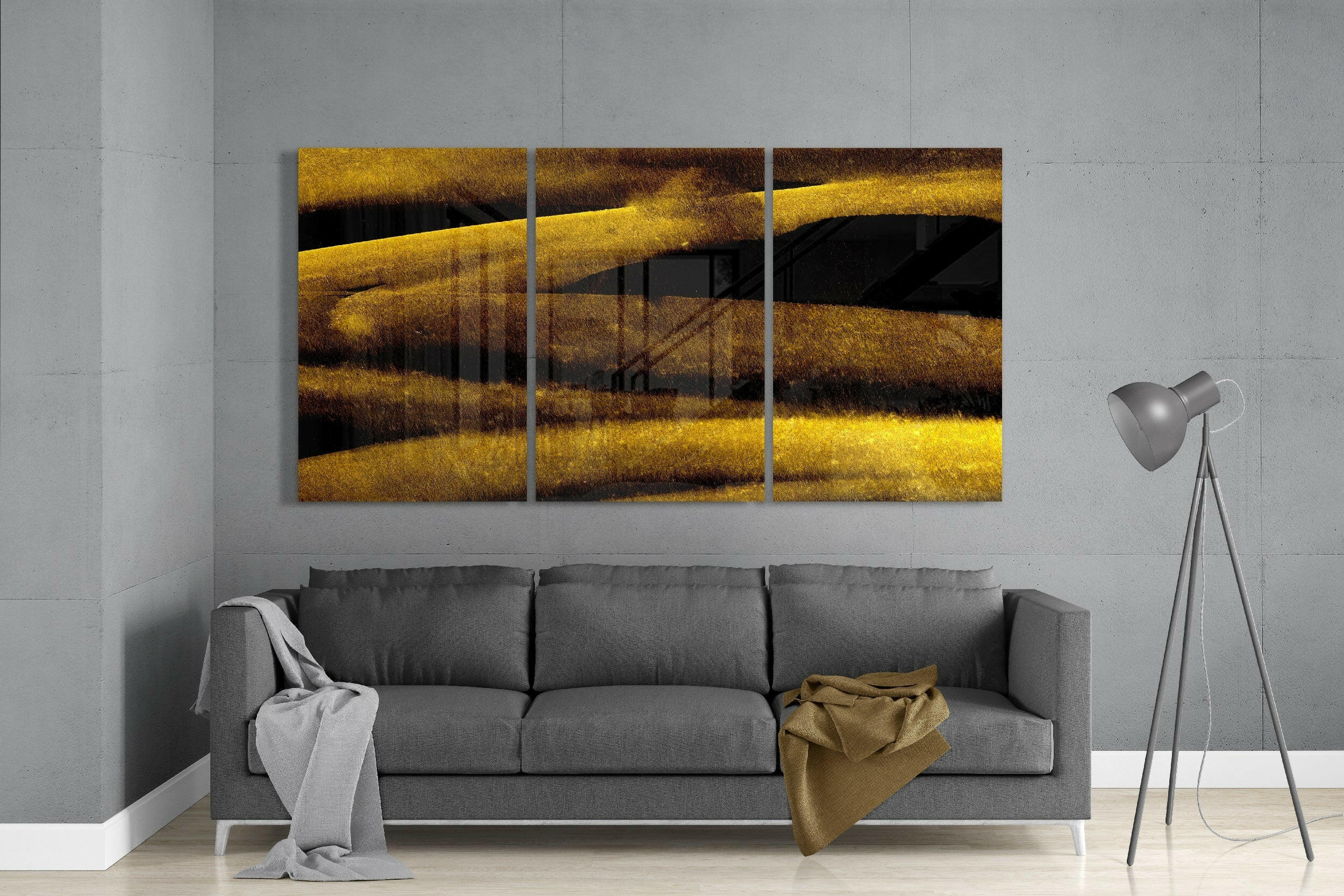 Yellow Touch Glass Art - Image 3