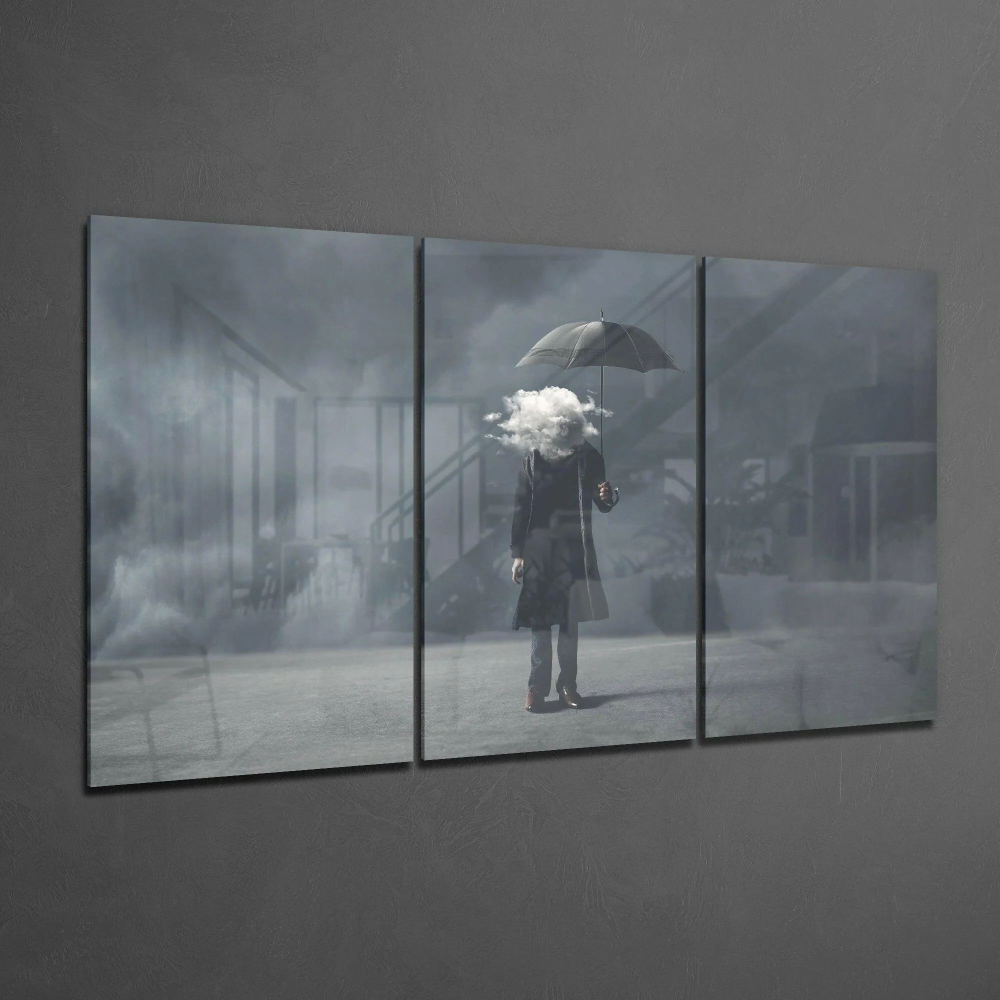 The Clouds İn My Head Glass Art - Image 2