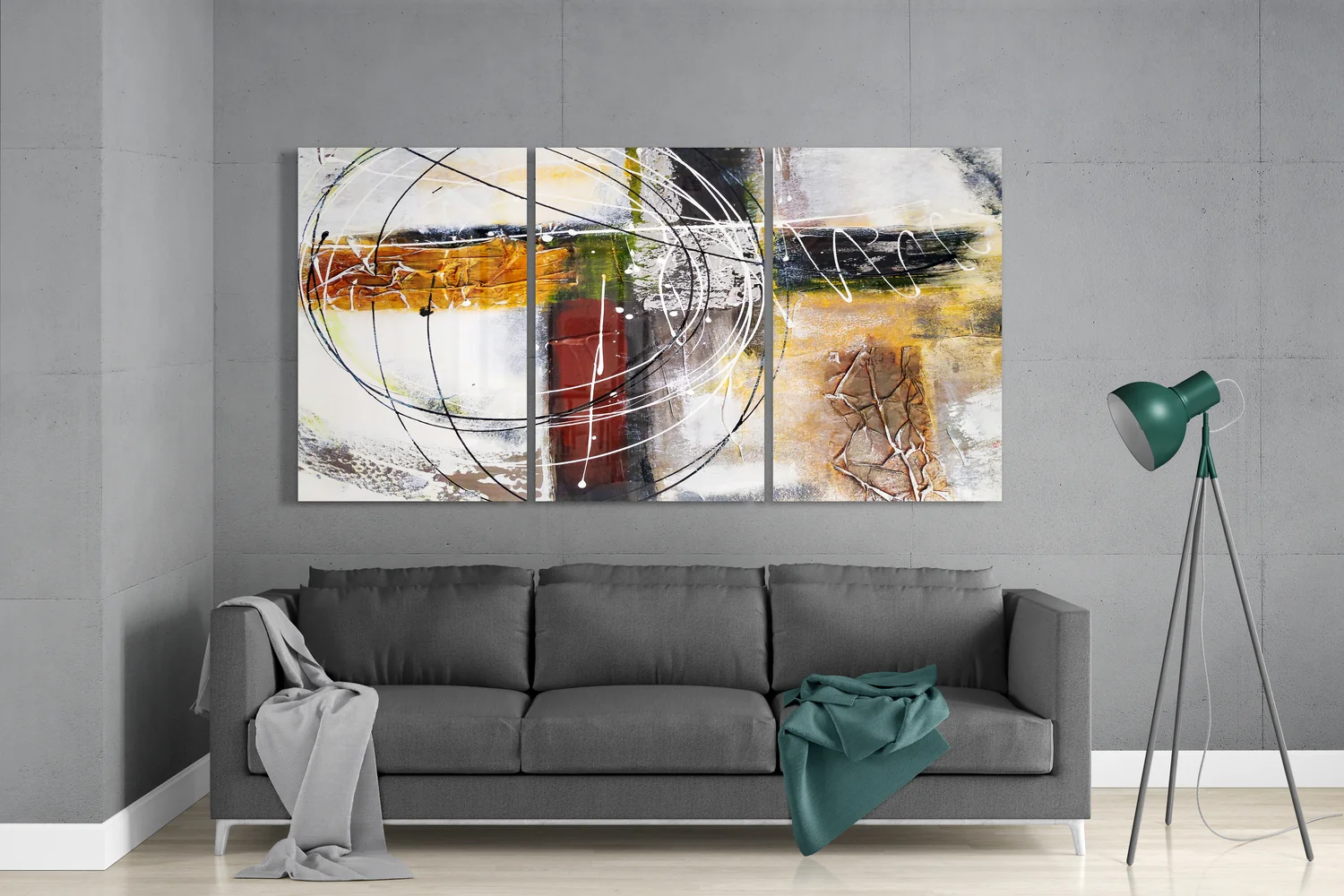 Here Glass Wall Art - Image 3