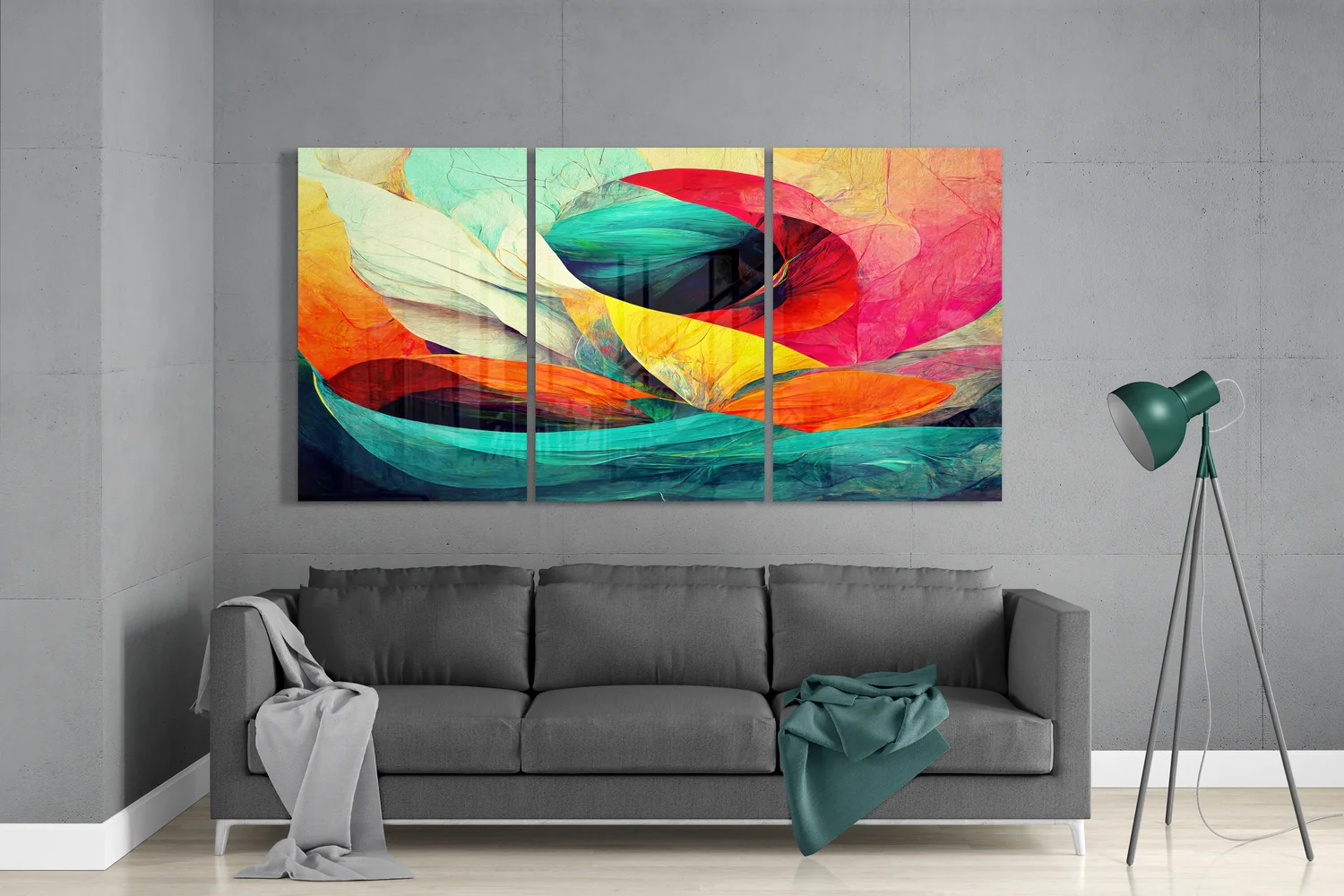 Waves Glass Wall Art - Image 3