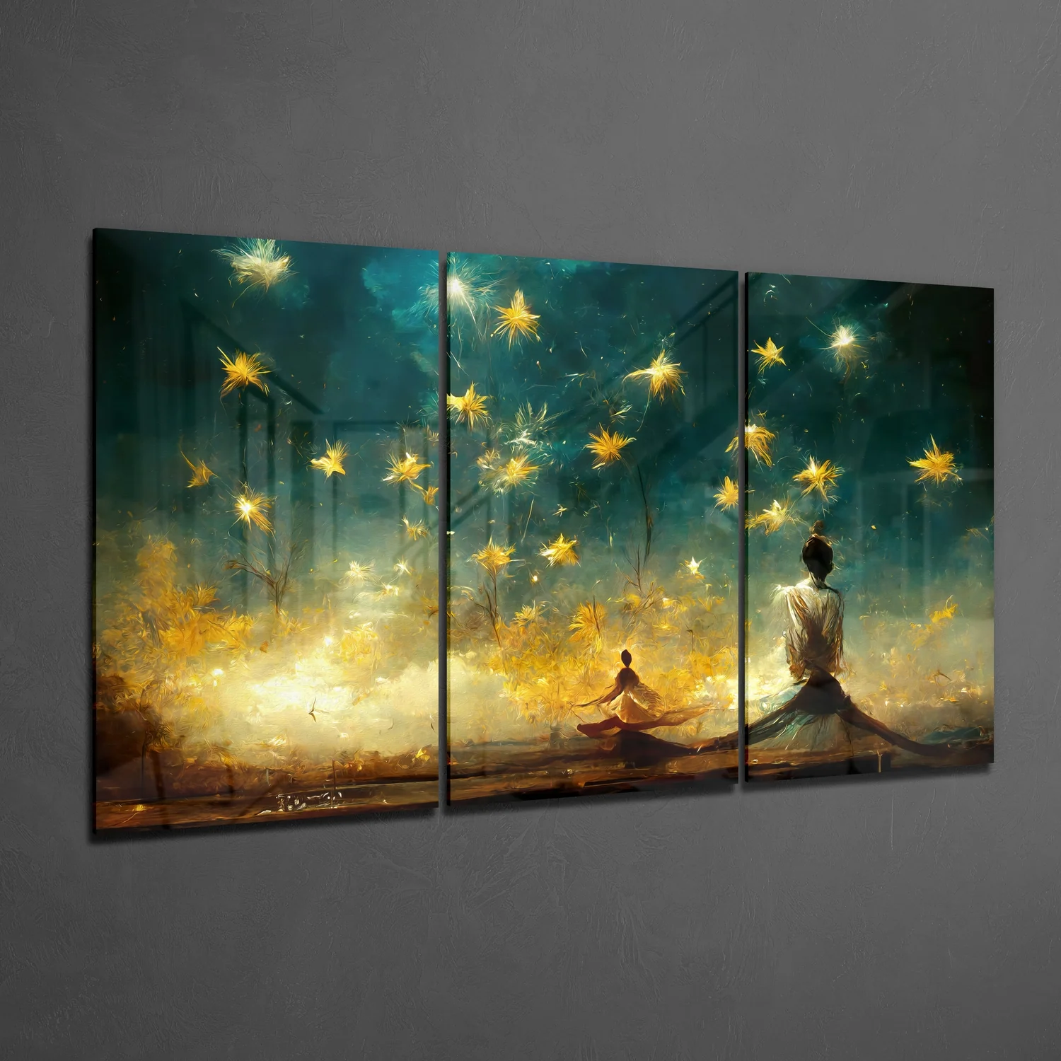 Under the Stars Glass Wall Art - Image 2