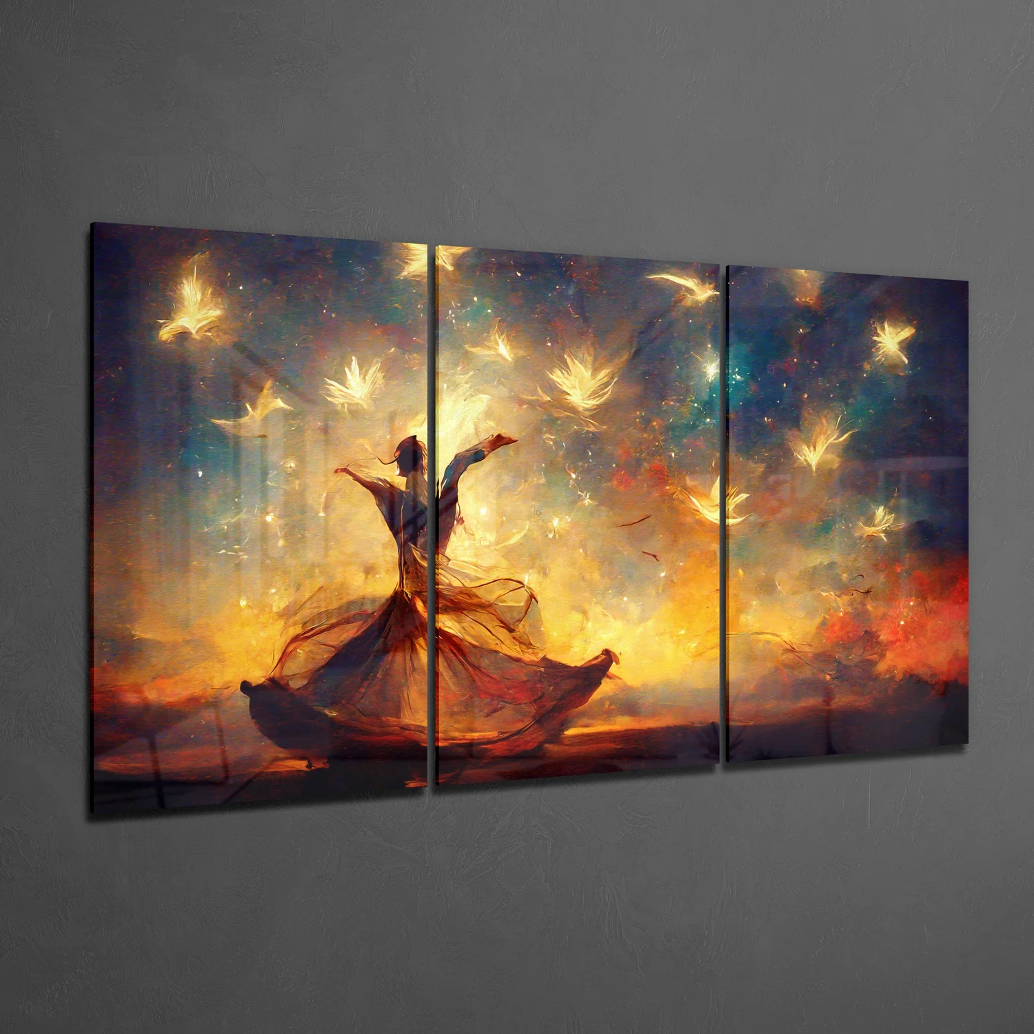 Under the Stars Glass Wall Art - Image 3