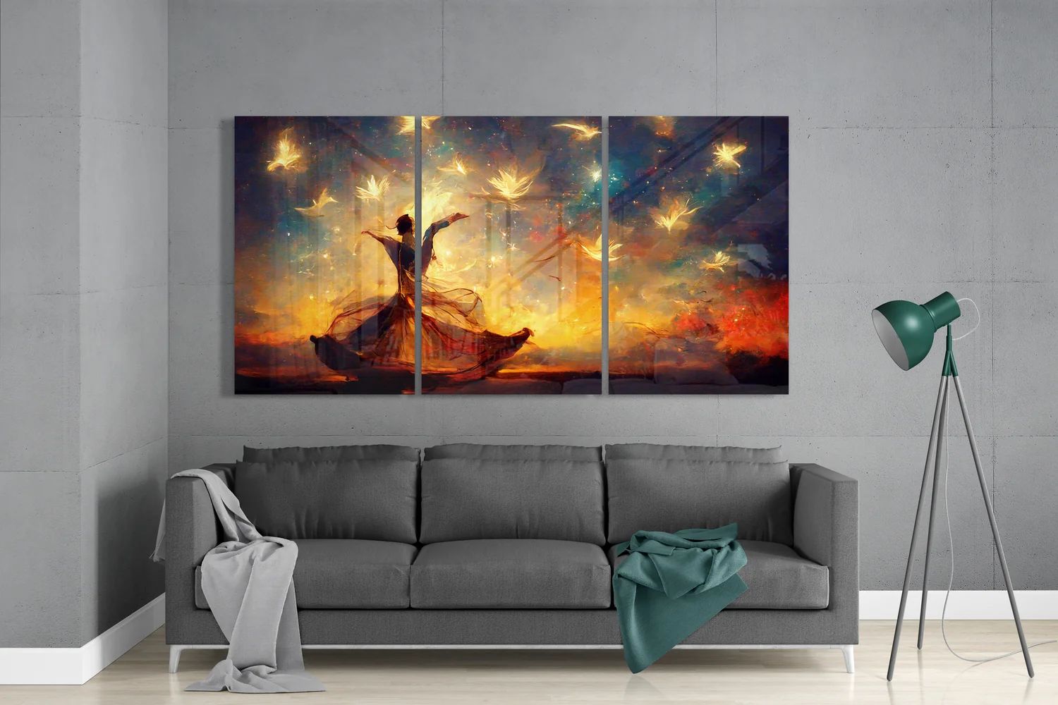 Under the Stars Glass Wall Art - Image 4