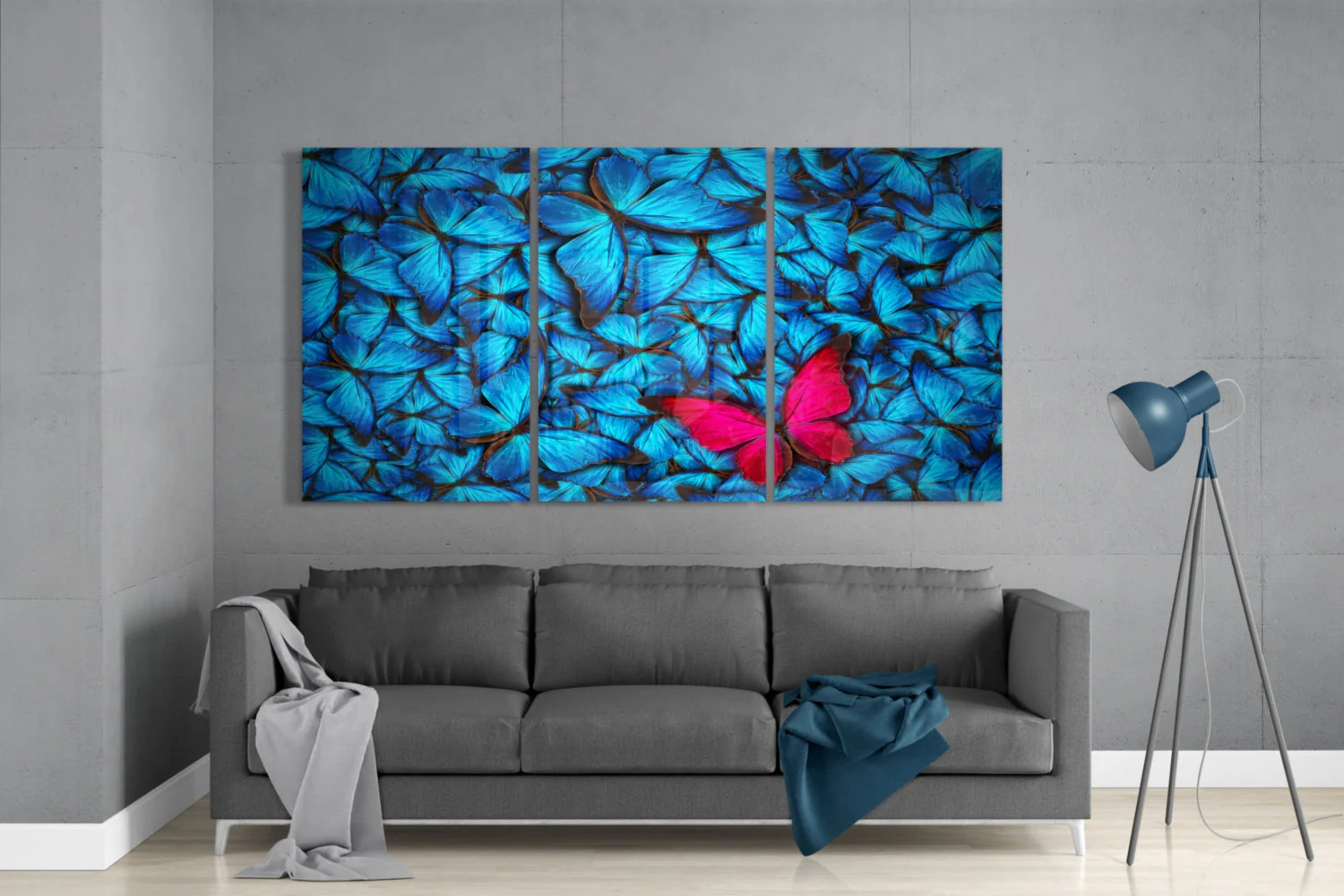 Butterfly Mega Glass Wall Art - Image 3