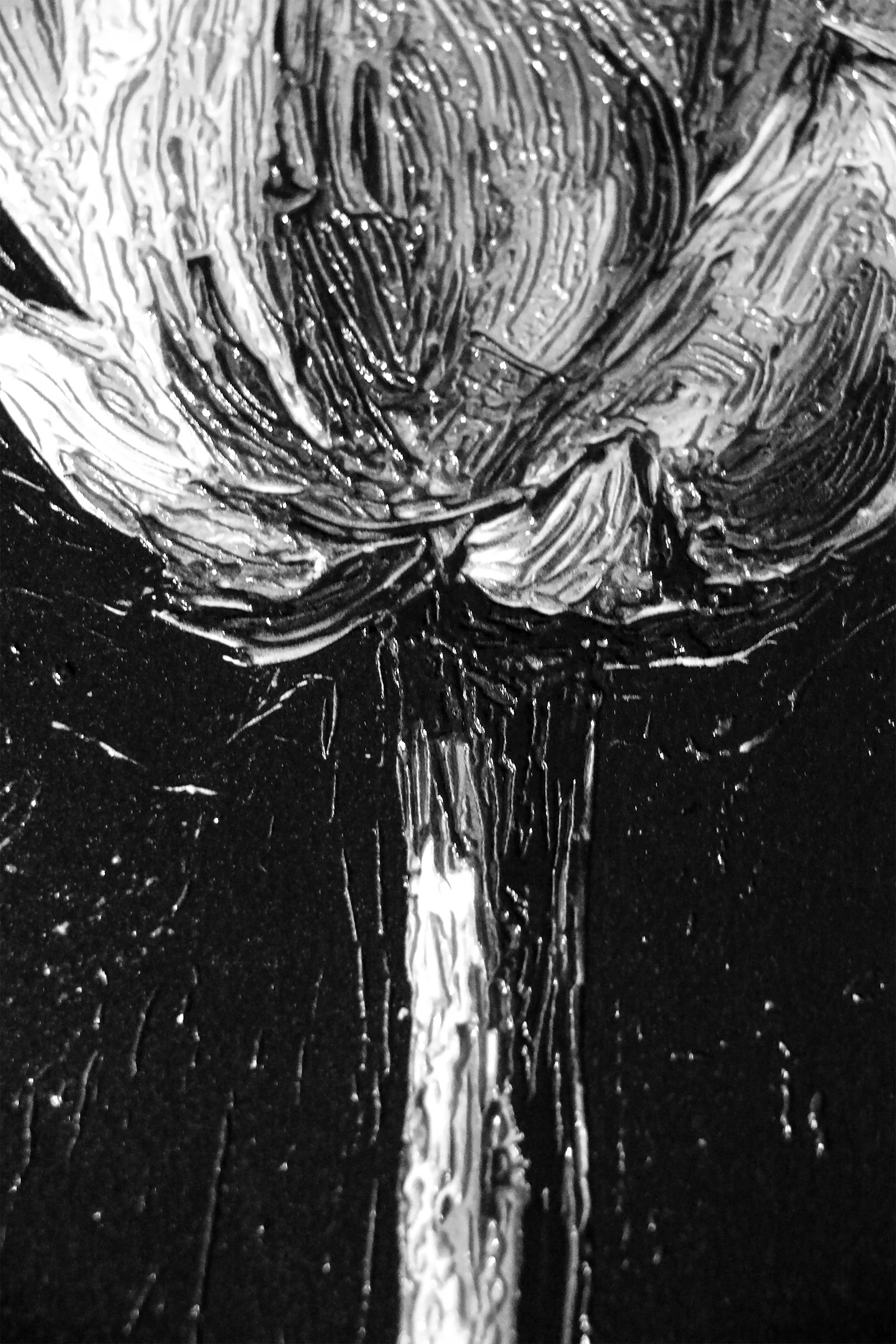 Monochrome Lotus Manifest — A Textured Vow in Black & White - Image 3