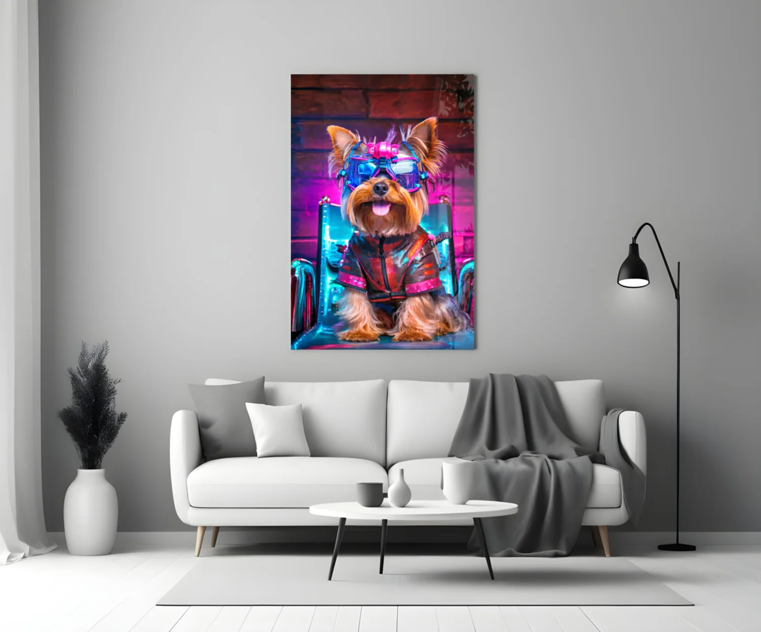 Neon Animals Glass Wall Art Bundle - Image 3
