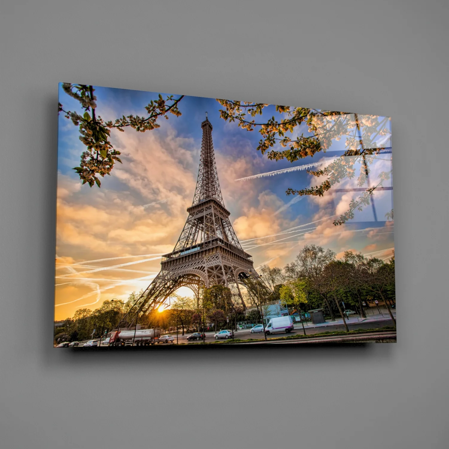 Eiffel Tower Glass Wall Art - Image 3