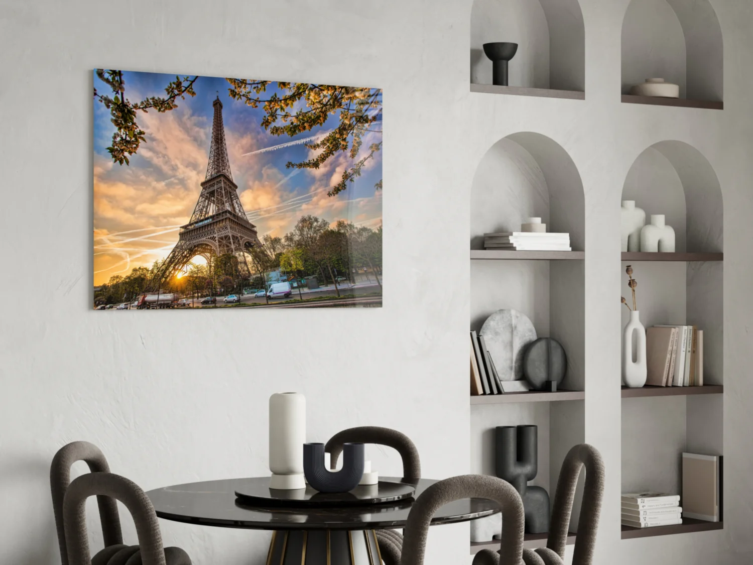 Eiffel Tower Glass Wall Art - Image 6