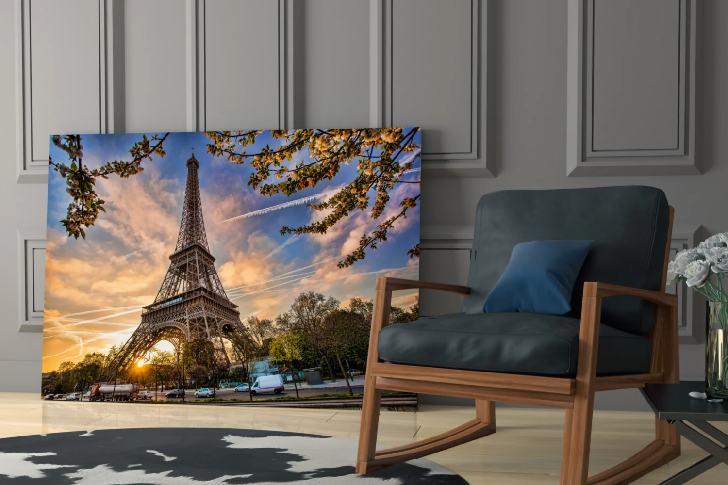 Eiffel Tower Glass Wall Art - Image 7