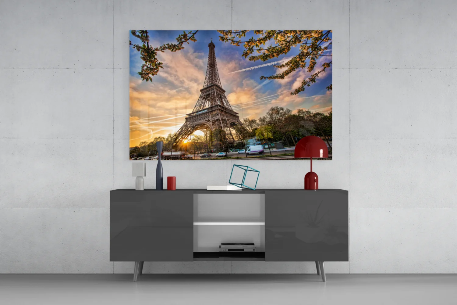 Eiffel Tower Glass Wall Art - Image 9