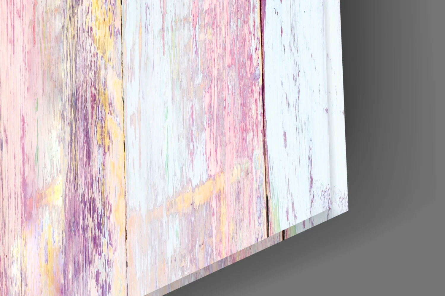 Painted Wood Glass Wall Art - Image 8
