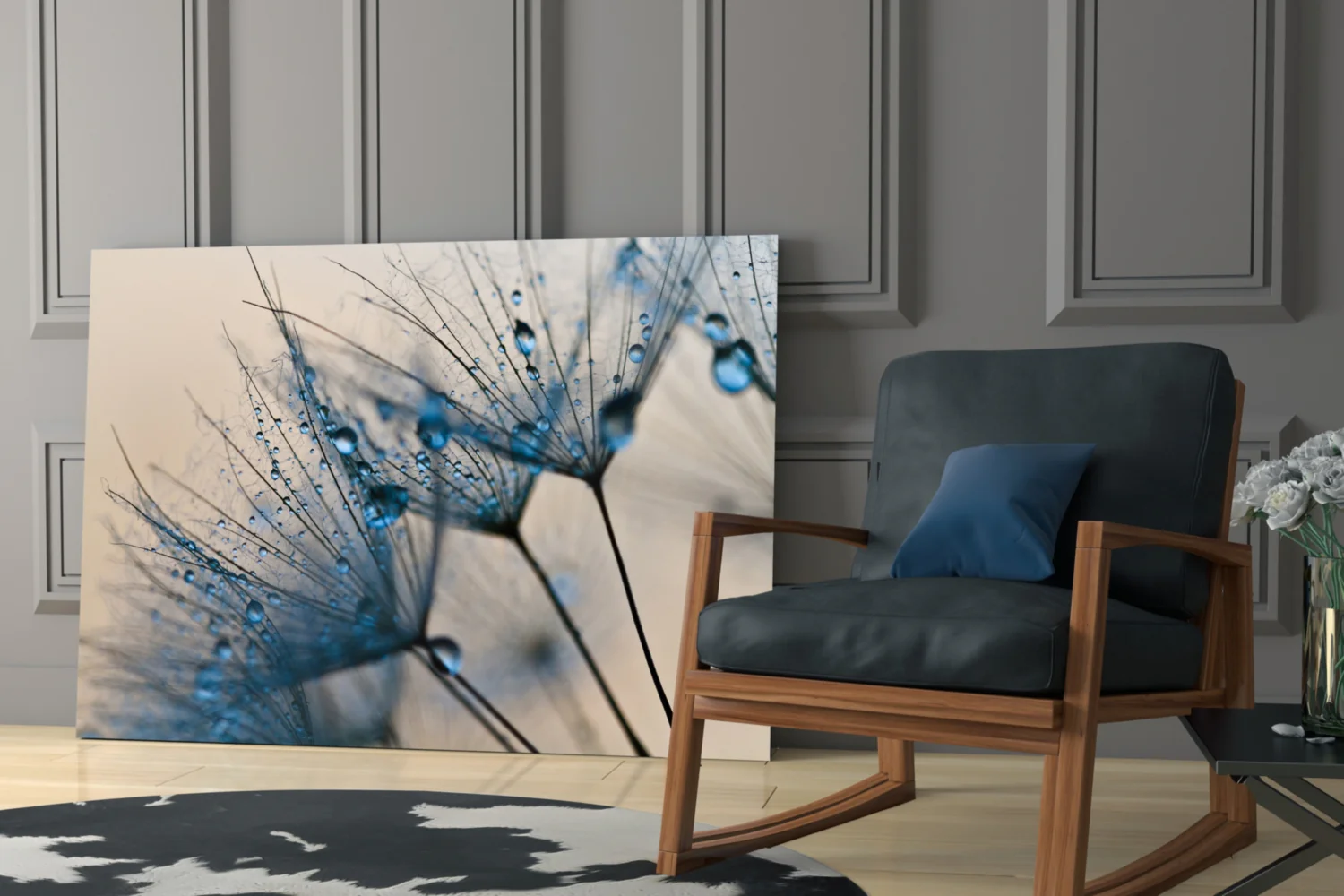 Flower Glass Wall Art - Image 7