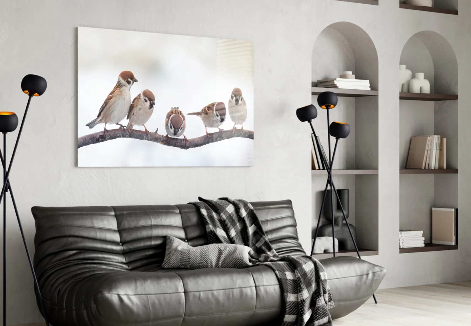 Birds Glass Wall Art - Image 5