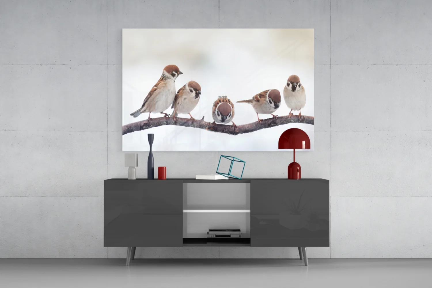 Birds Glass Wall Art - Image 9