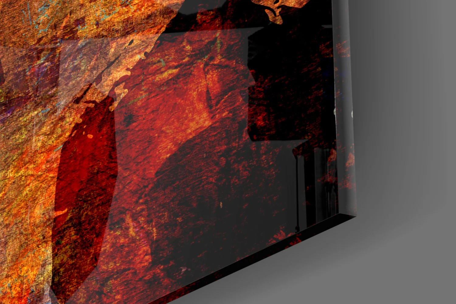 Abstract Glass Wall Art - Image 8