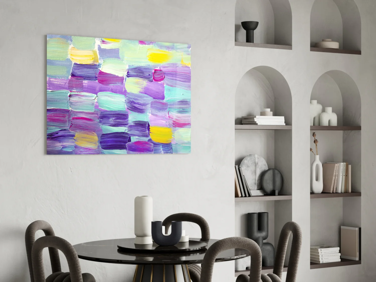 Abstract Glass Wall Art - Image 6