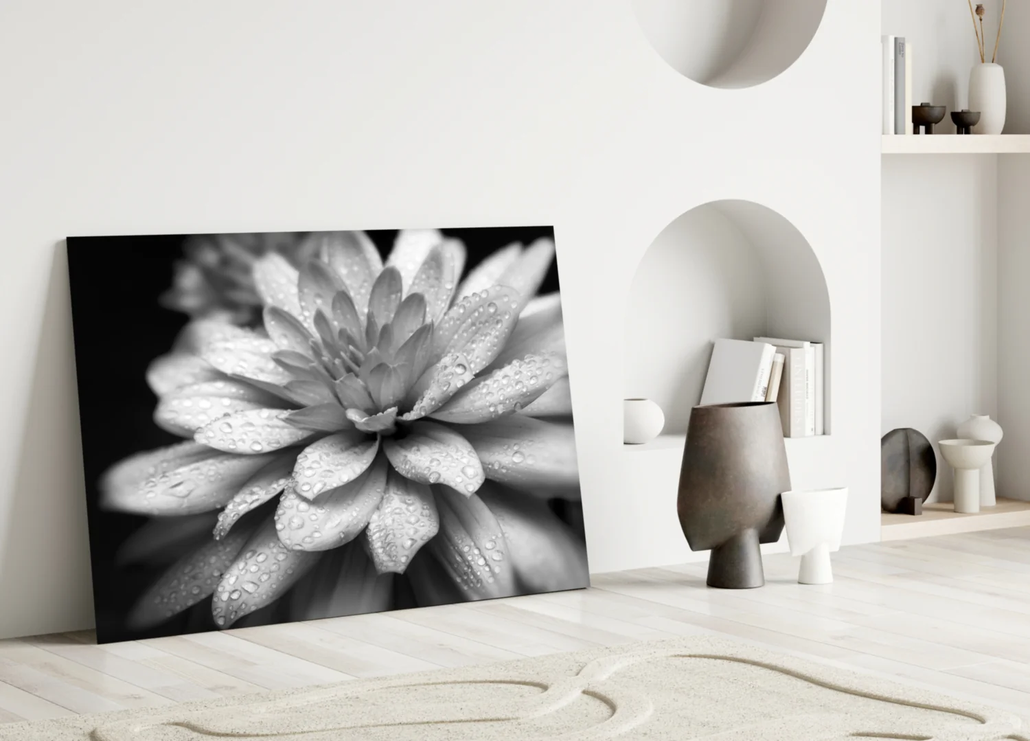 Flower Glass Wall Art - Image 4