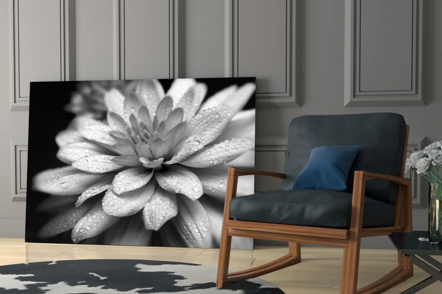 Flower Glass Wall Art - Image 7