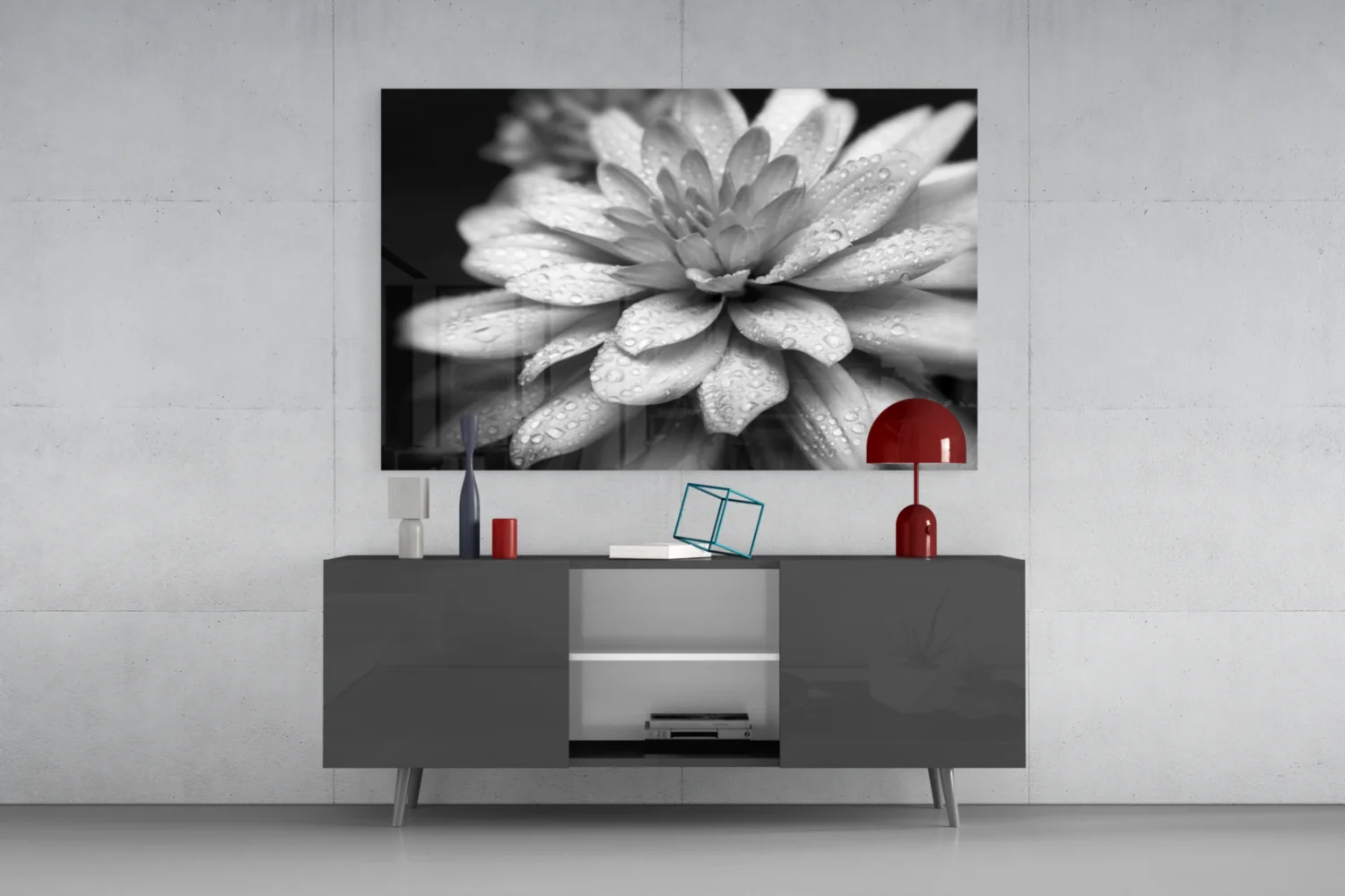 Flower Glass Wall Art - Image 9