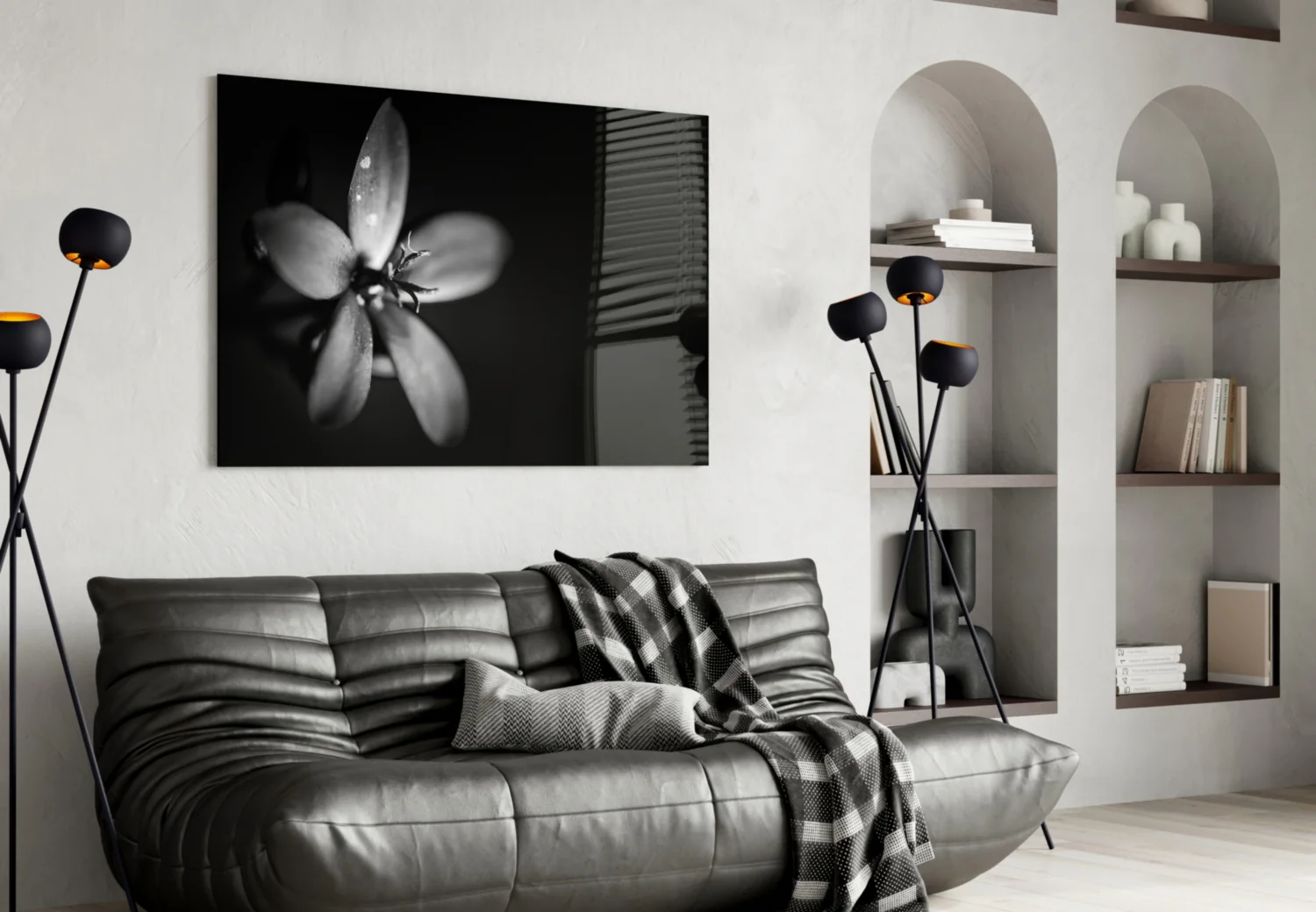 Flower Glass Wall Art - Image 5