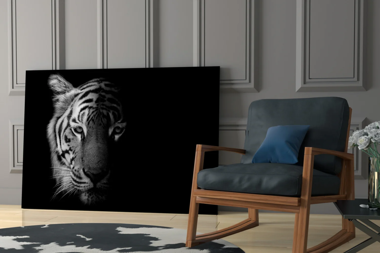 Tiger Glass Wall Art - Image 7
