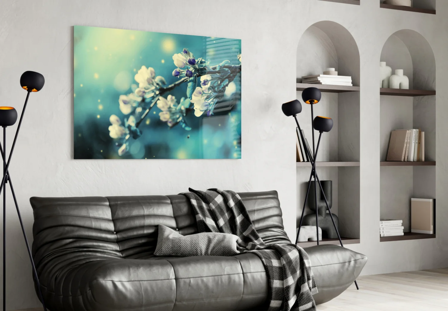 Flower Glass Wall Art - Image 5