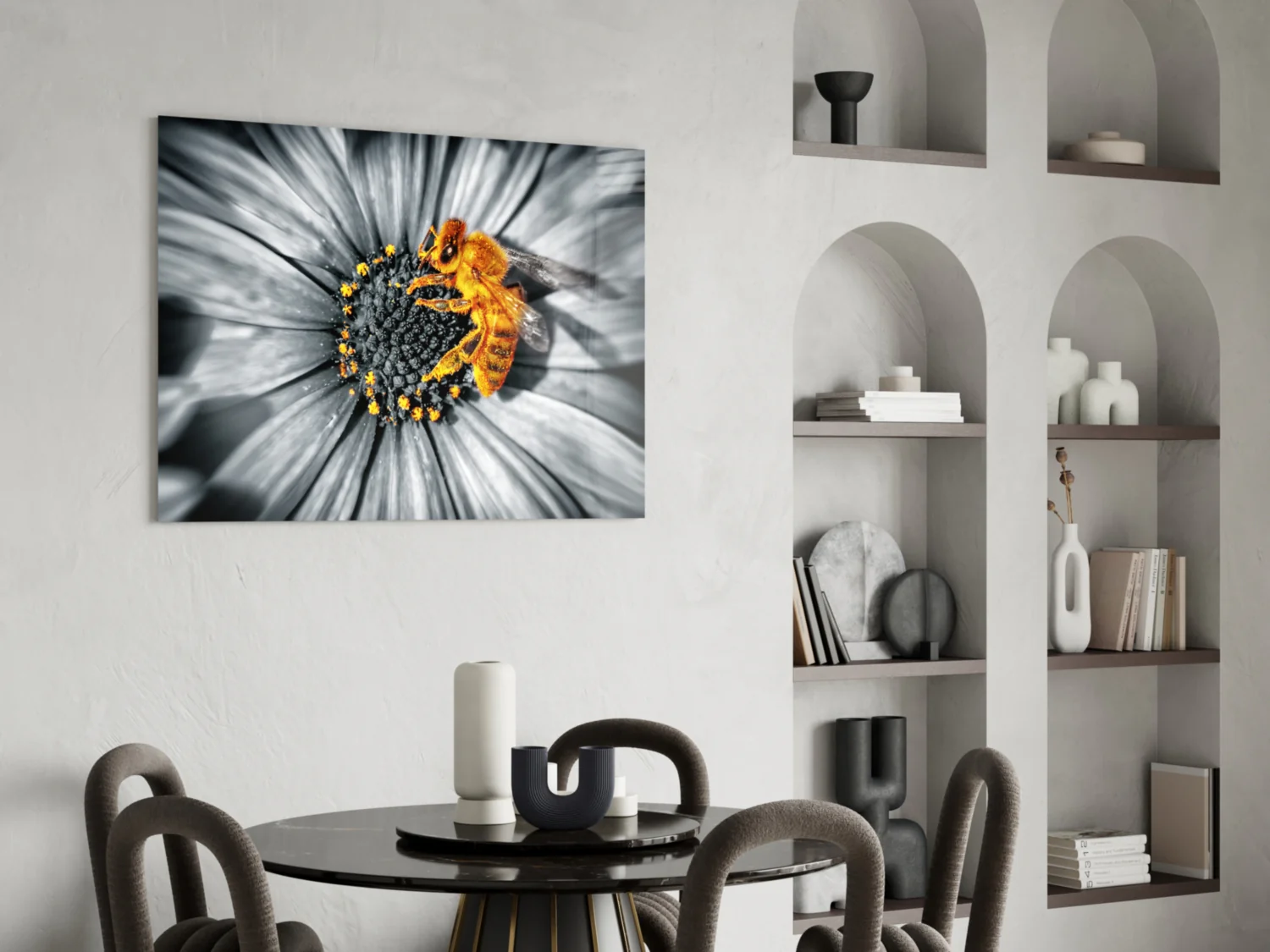 Honey Bee Glass Wall Art - Image 6