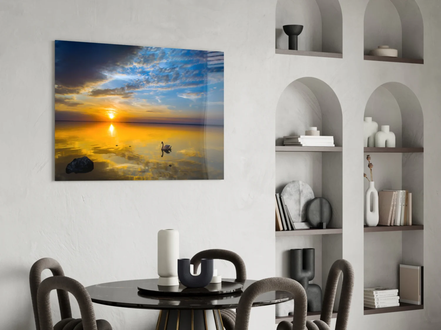Swan Glass Wall Art - Image 6
