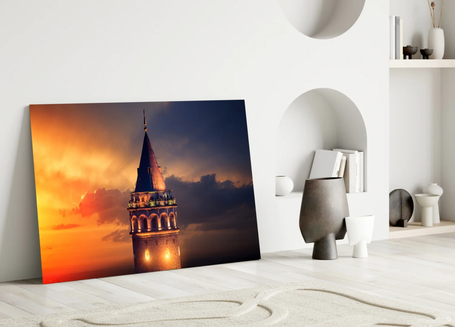 Galata Tower Glass Wall Art - Image 4