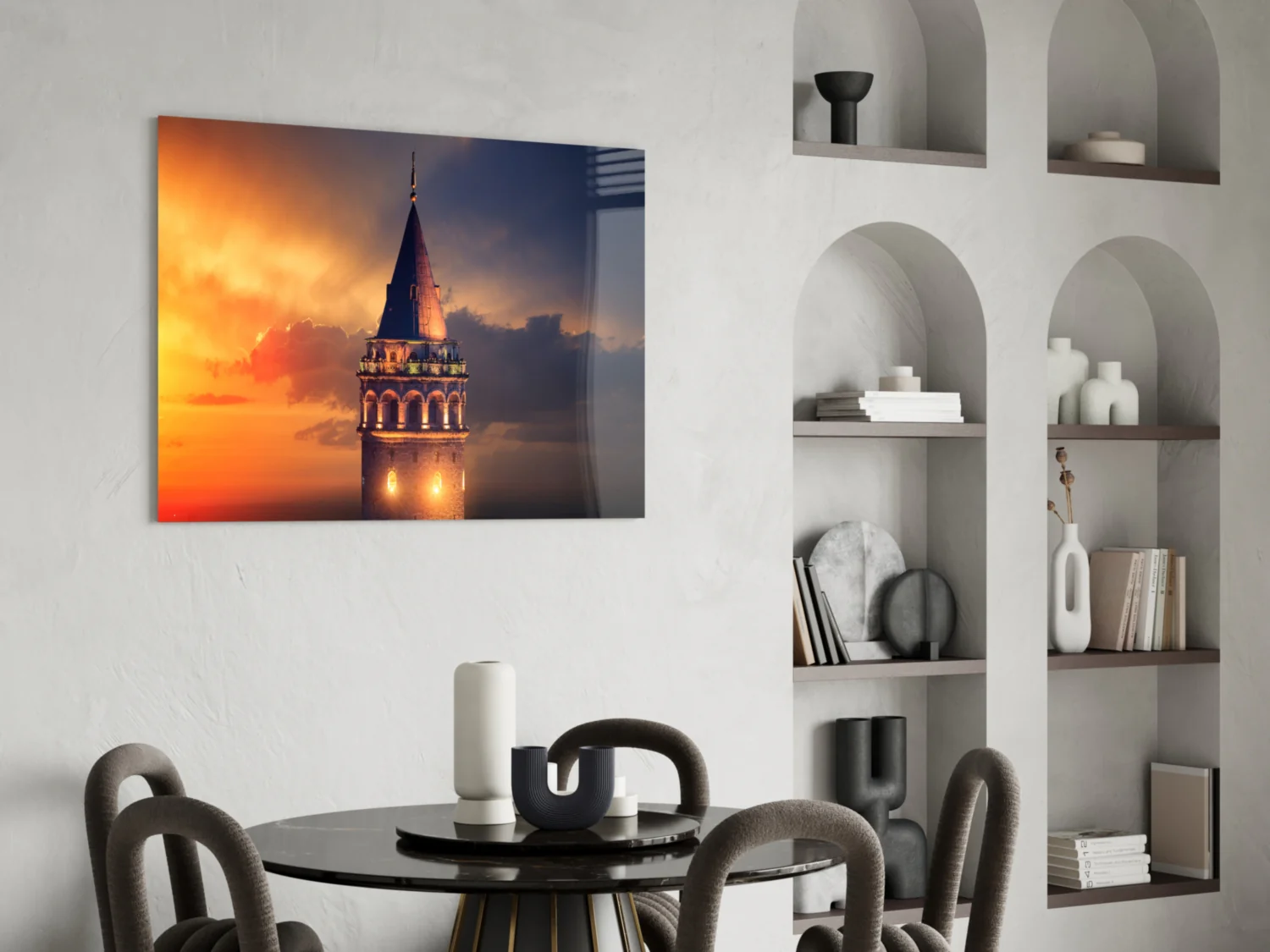 Galata Tower Glass Wall Art - Image 6