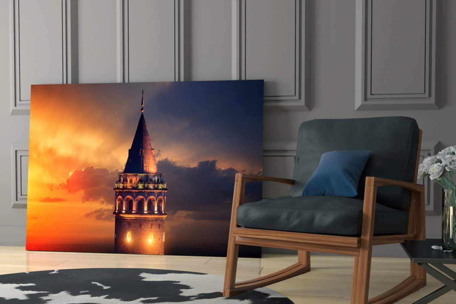 Galata Tower Glass Wall Art - Image 7