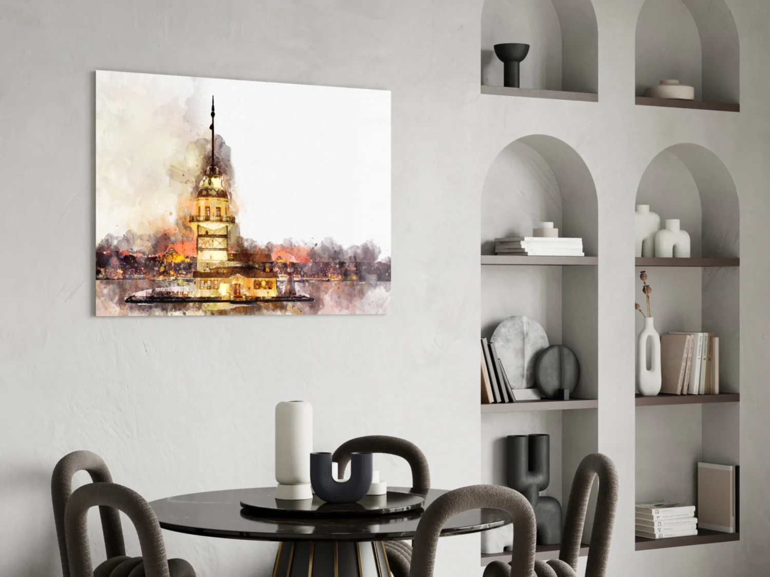 Maiden's Tower Glass Wall Art - Image 6