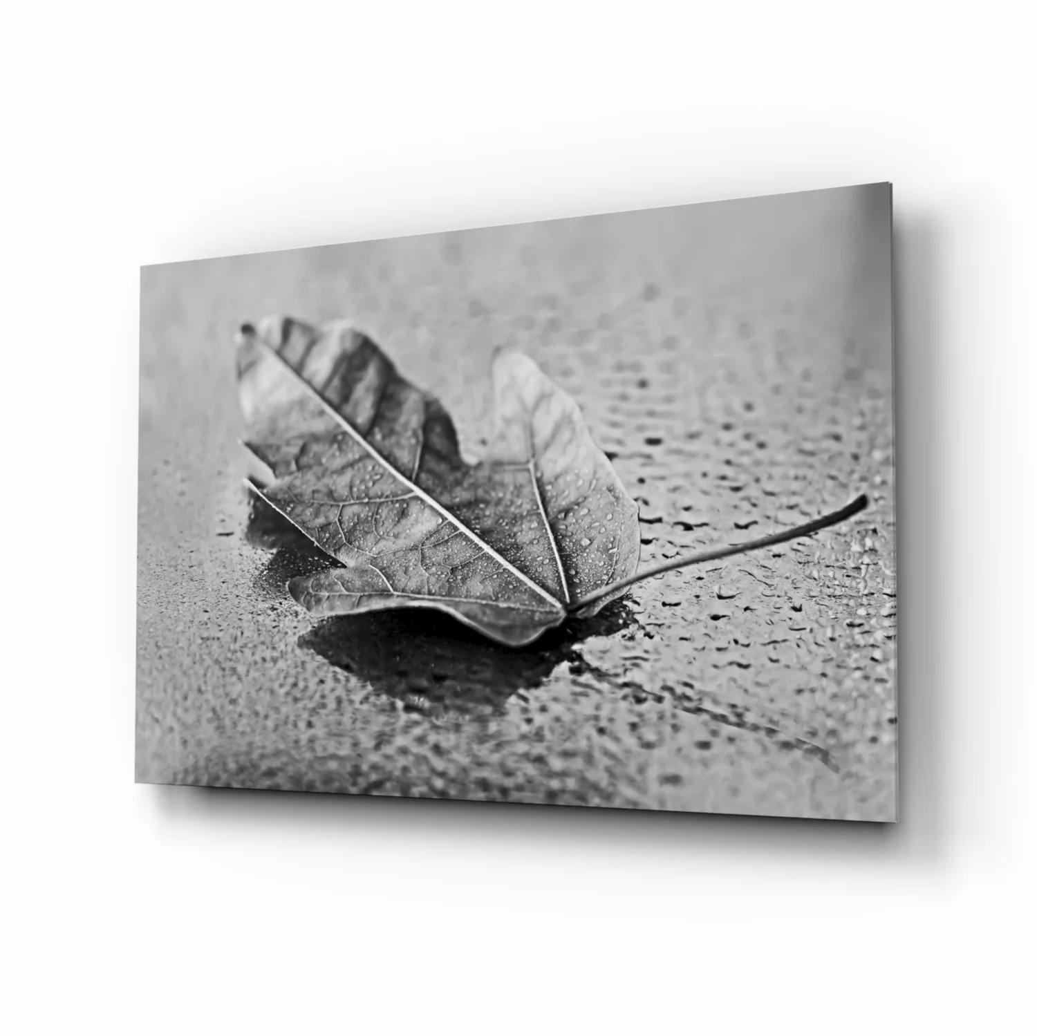 Leaf Glass Wall Art - Image 2