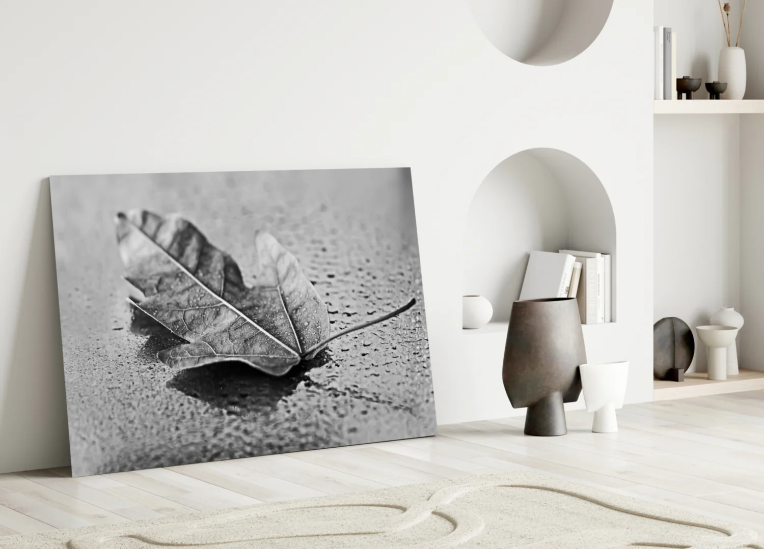 Leaf Glass Wall Art - Image 4