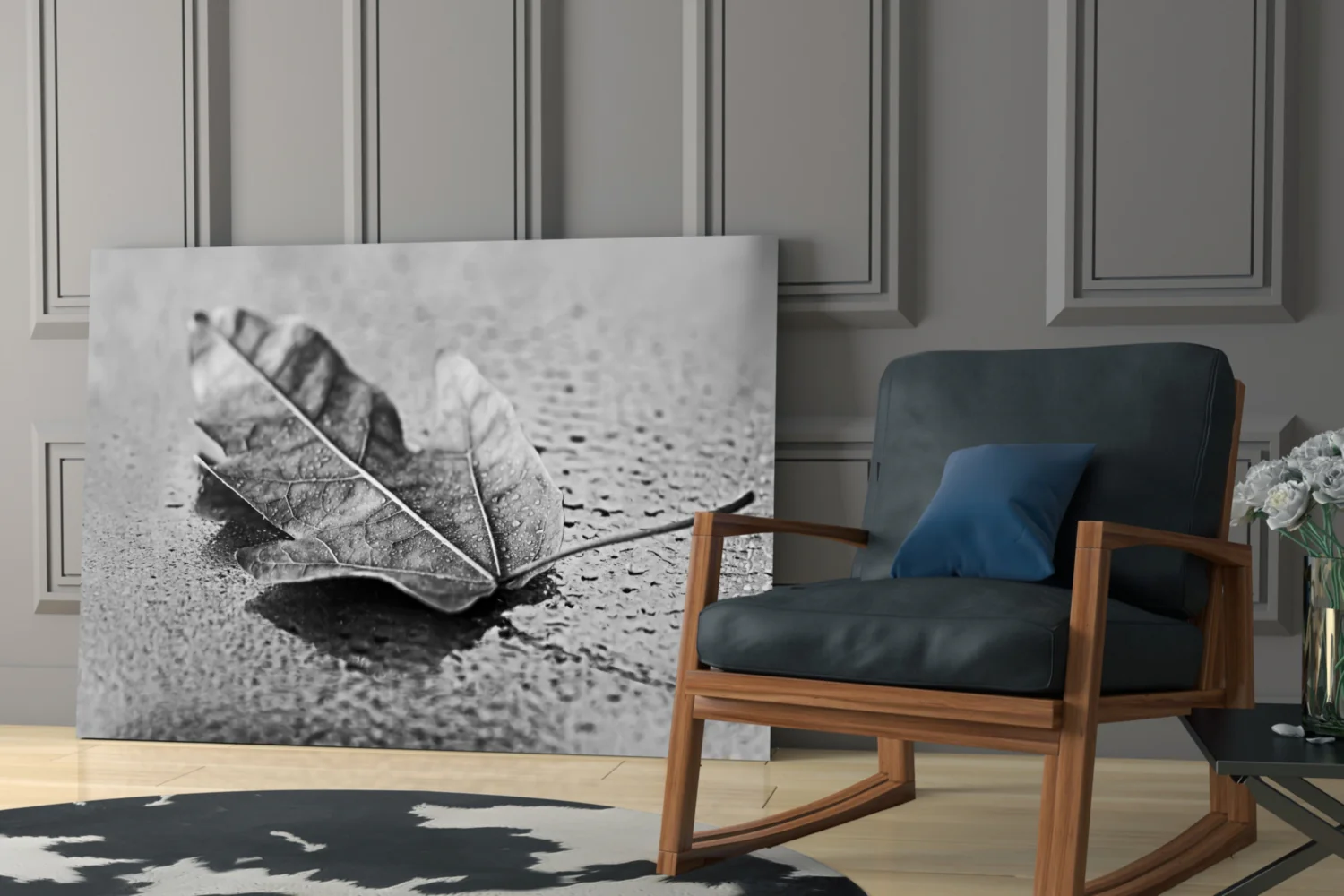 Leaf Glass Wall Art - Image 7