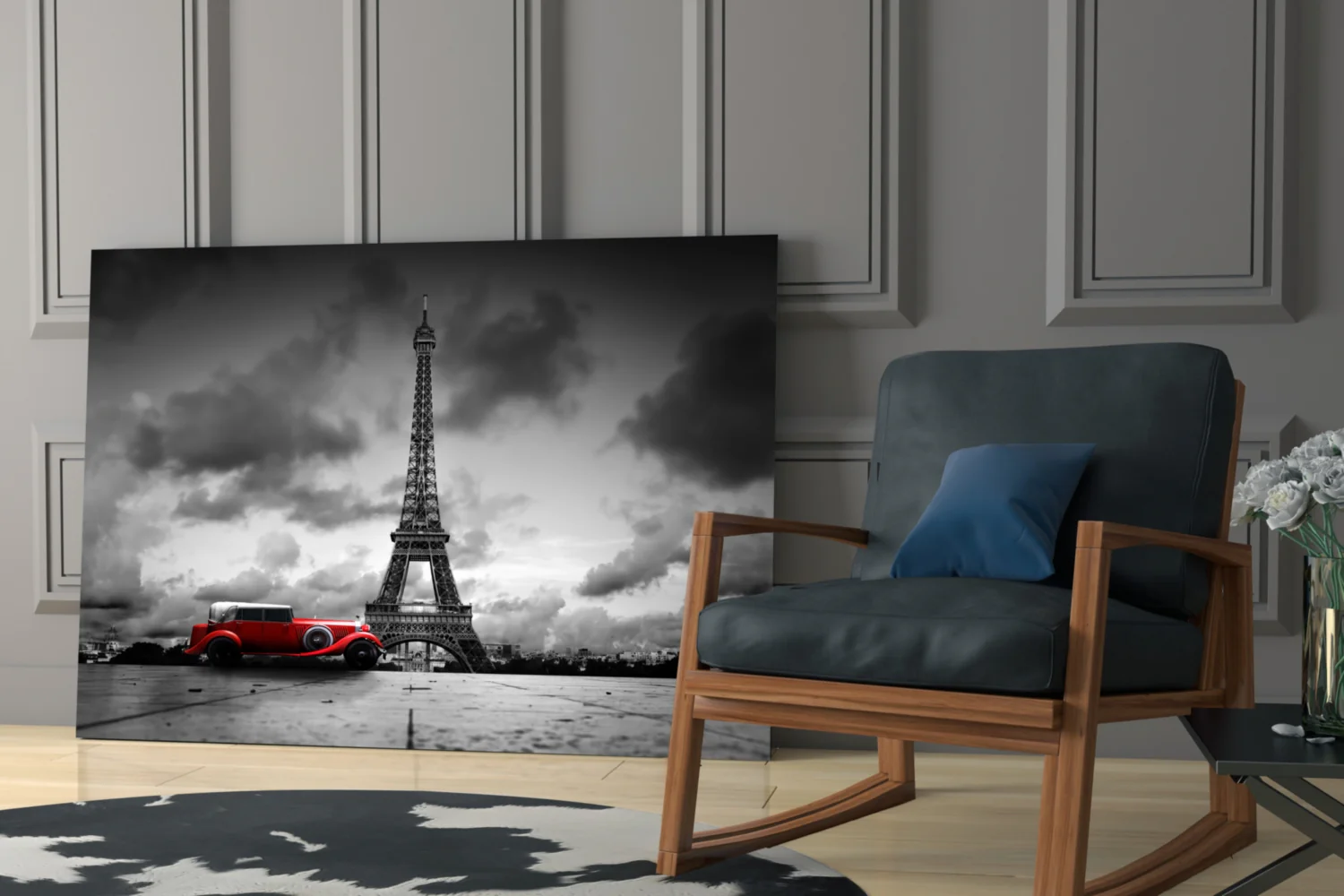 Eiffel Tower Glass Wall Art - Image 7