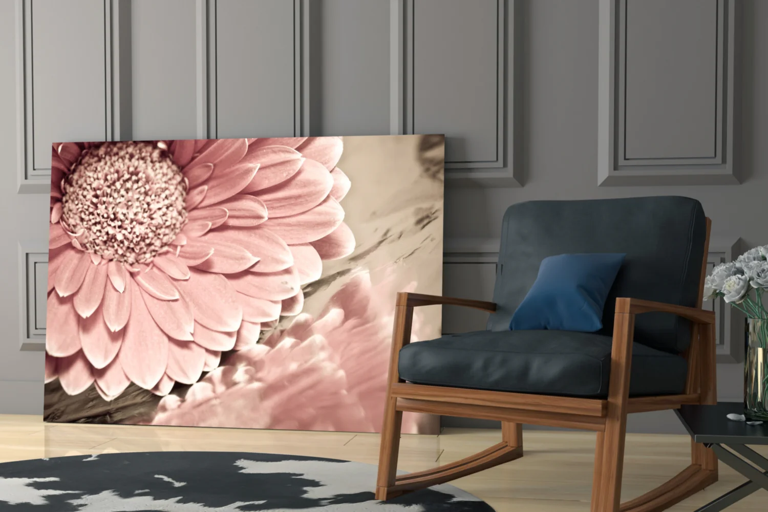 Flower Glass Wall Art - Image 7