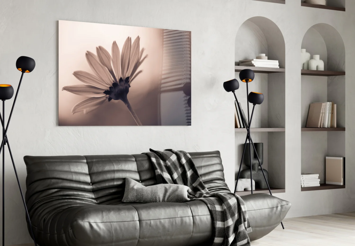 Flower Glass Wall Art - Image 5