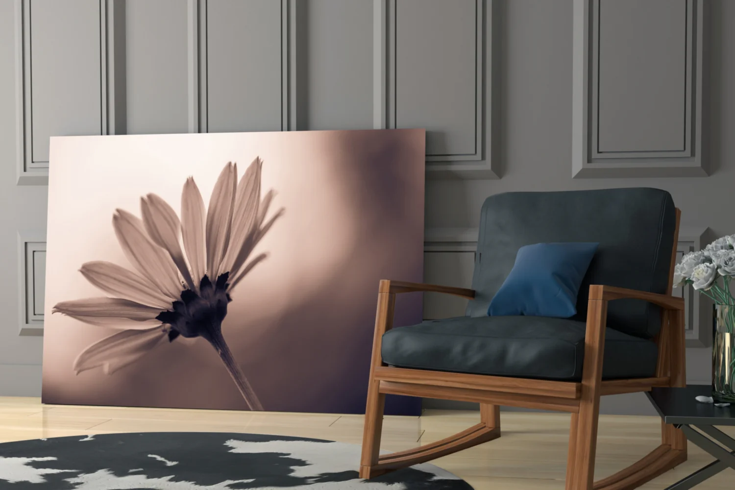 Flower Glass Wall Art - Image 7